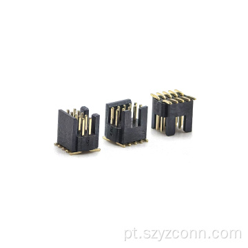 Conector LCP SMT do cabeçalho do pino de passo de 1,27 mm